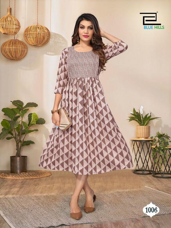 Blue Hills Happiness Fedding Wear Kurti Collection